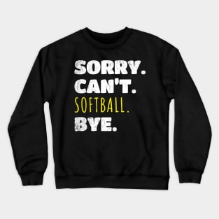 softball Crewneck Sweatshirt